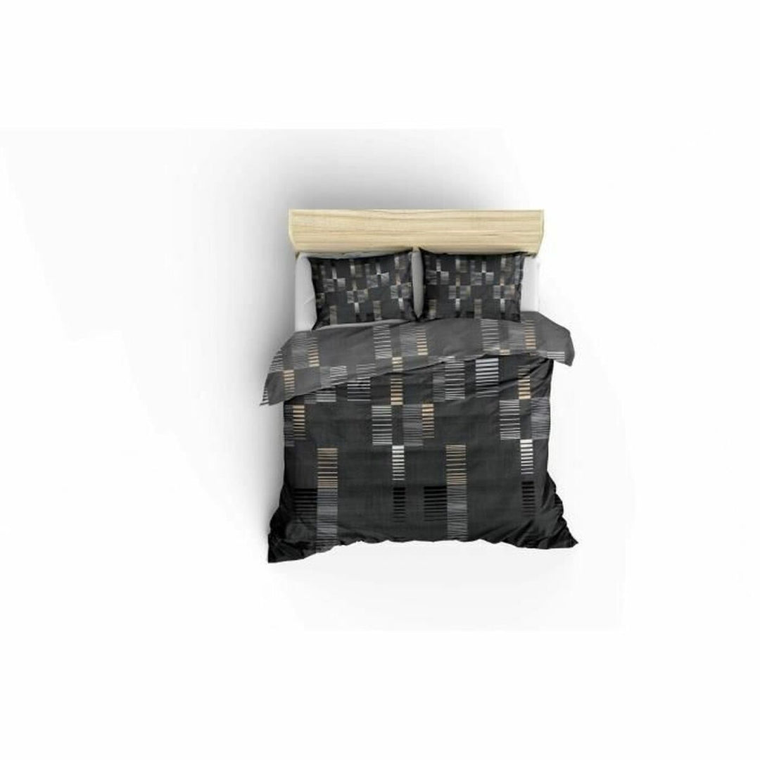 Duvet cover set Anthracite Super king 3 Pieces-3