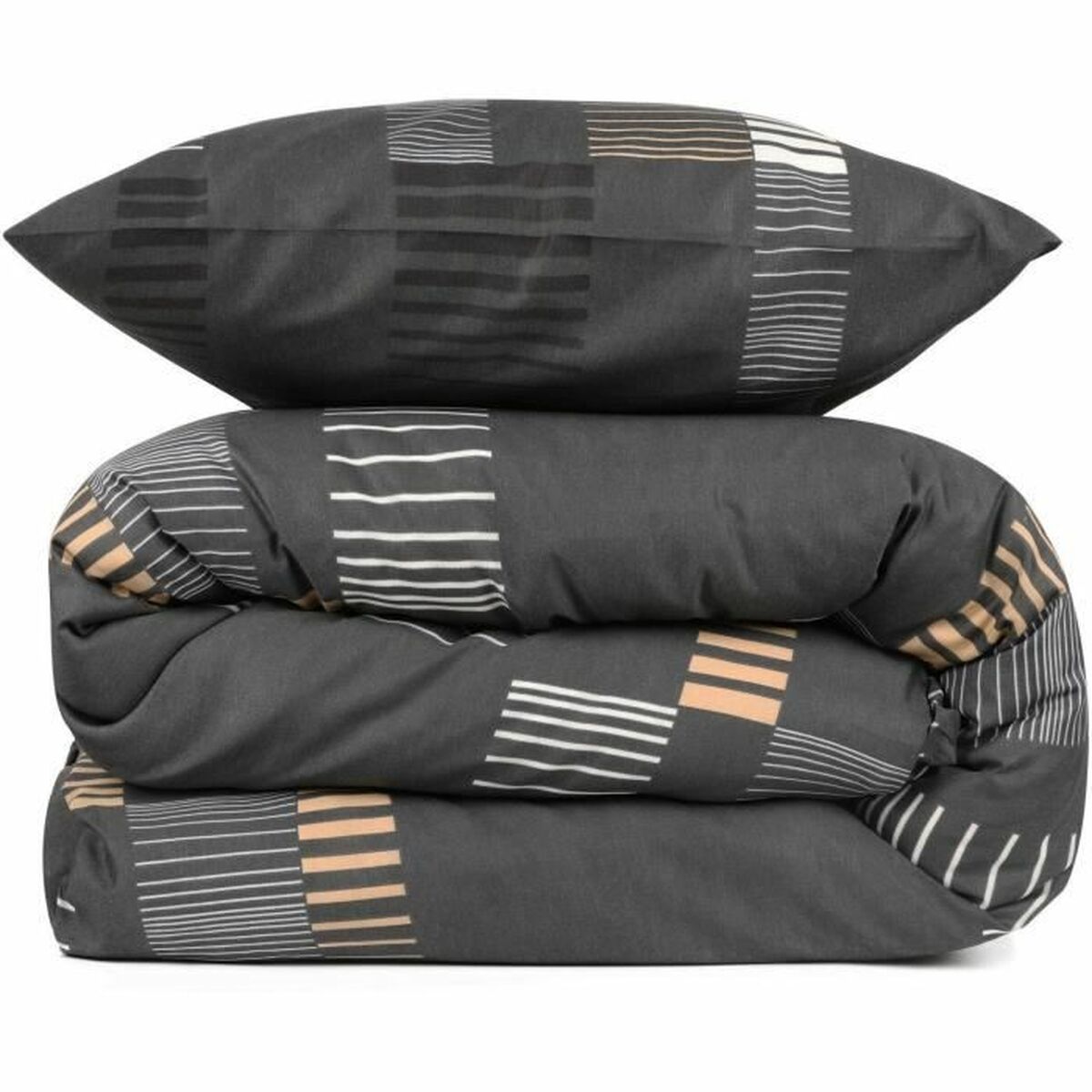 Duvet cover set Anthracite Super king 3 Pieces-0