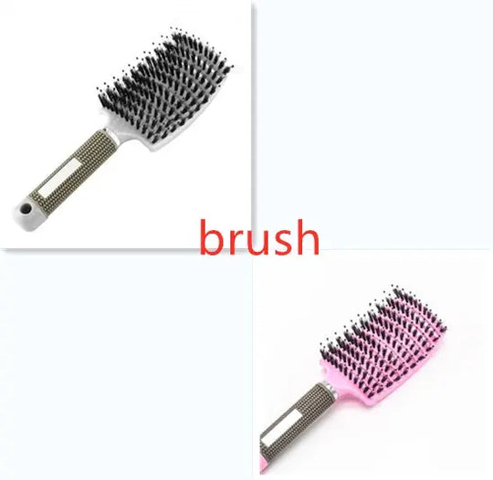 Hairbrush Anti Klit Brushy Haarborstel Women Detangler Hair Brush Bristle Nylon Scalp Massage  Teaser Hair Brush Comb Unique