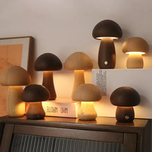 INS Wooden Cute Mushroom LED Night Light With Touch Switch Bedside Table Lamp For Bedroom Childrens Room Sleeping Night Lamps Home Decor - Unique Unique Unique INS Wooden Cute Mushroom LED Night Light With Touch Switch Bedside Table Lamp For Bedroom Childrens Room Sleeping Night Lamps Home Decor