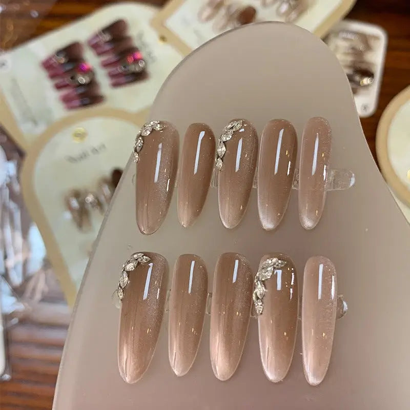 French Manicure Wear Nail Finished Product - Unique Unique Unique French Manicure Wear Nail Finished Product