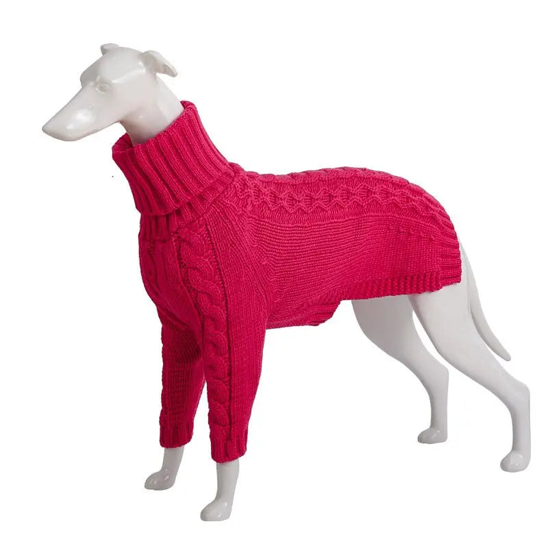 Winter Solid High Collar Dog Sweater Pet Products - Unique Unique Unique Winter Solid High Collar Dog Sweater Pet Products