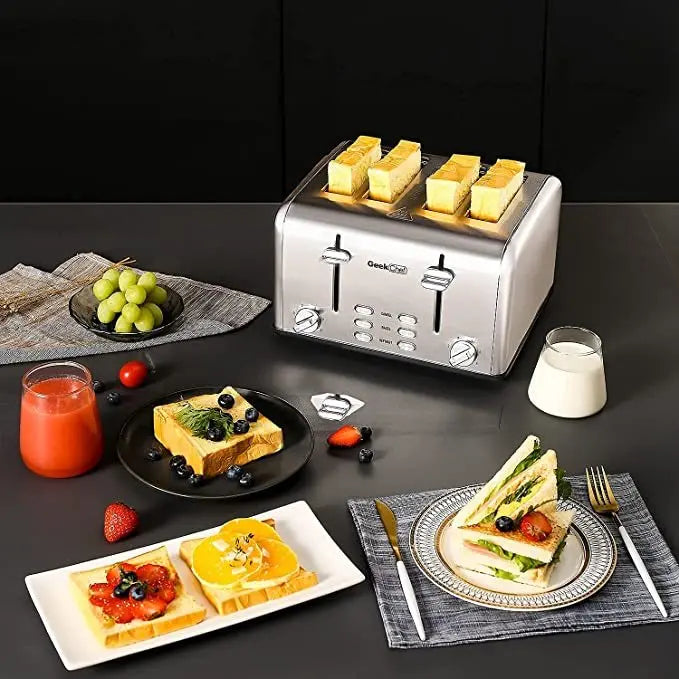 Prohibit Shelves In The Amazon. Toaster 4 Slice, Geek Chef Stainless Steel Extra-Wide Slot Toaster With Dual Control Panels Of Bagel,Defrost,Cancel Function,Ban Amazon - Unique Unique Unique Prohibit Shelves In The Amazon. Toaster 4 Slice, Geek Chef Stainless Steel Extra-Wide Slot Toaster With Dual Control Panels Of Bagel,Defrost,Cancel Function,Ban Amazon
