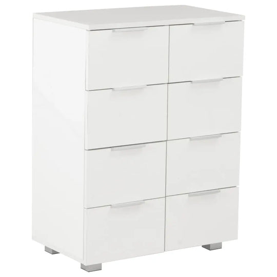 NNEVL Sideboard High Gloss White 60x35x80 cm Chipboard NNEVL