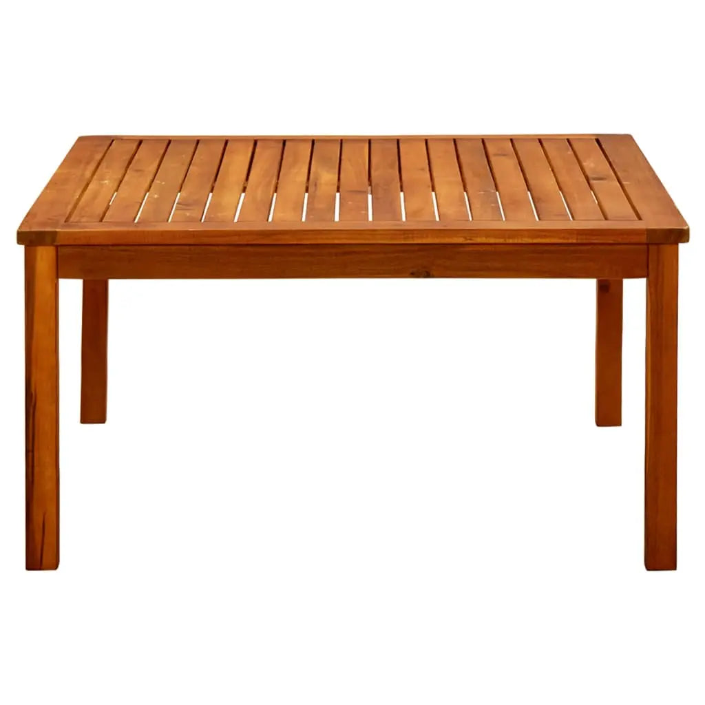 NNEVL Garden Coffee Table 85x85x45 cm Solid Acacia Wood NNEVL