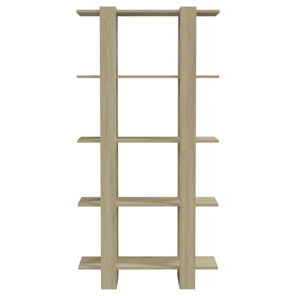 NNEVL Book Cabinet/Room Divider Sonoma Oak 80x30x160 cm Engineered Wood NNEVL