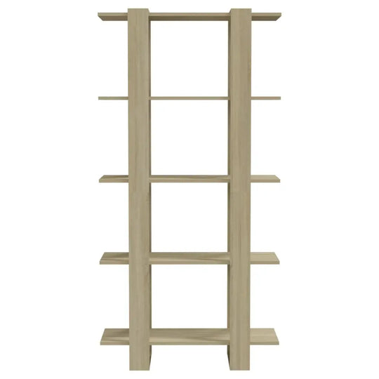 NNEVL Book Cabinet/Room Divider Sonoma Oak 80x30x160 cm Engineered Wood NNEVL