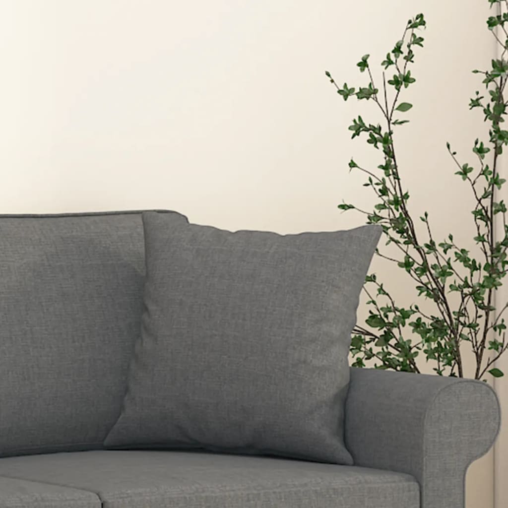 vidaXL Throw Pillows 2 Pcs Couch Sofa Cushion Decorative Throw Pillow Fabric-4