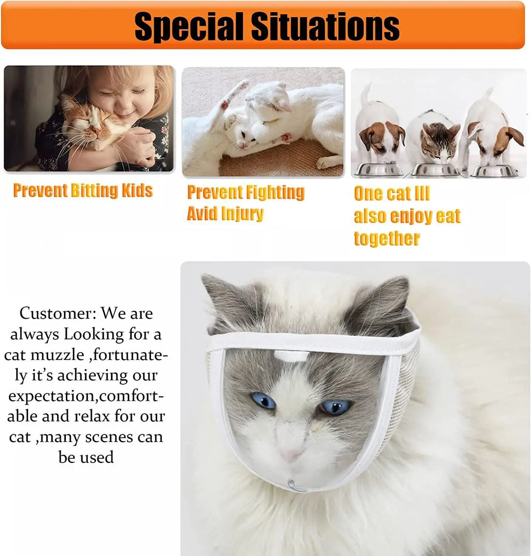 Anti Bite Puppy Kitten Muzzles Mask Pet Product Cat Muzzle Breathable Dogs Cats Bathing Grooming Tools - Unique Unique Unique Anti Bite Puppy Kitten Muzzles Mask Pet Product Cat Muzzle Breathable Dogs Cats Bathing Grooming Tools