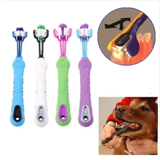 1 random color toothbrush pet plush dog brush in addition to bad breath tartar dental care dog cat cleaning supplies - Unique Unique Unique 1 random color toothbrush pet plush dog brush in addition to bad breath tartar dental care dog cat cleaning supplies