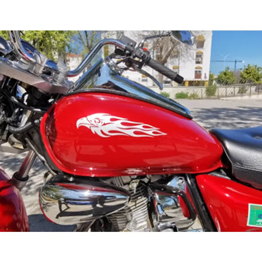 Car And Motorcycle Reflective Stickers Paired With Eagle Flame Car - Unique Unique Unique Car And Motorcycle Reflective Stickers Paired With Eagle Flame Car