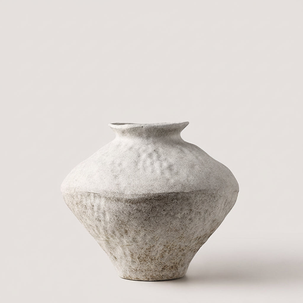 Ceramic Vase — White, Organic Form