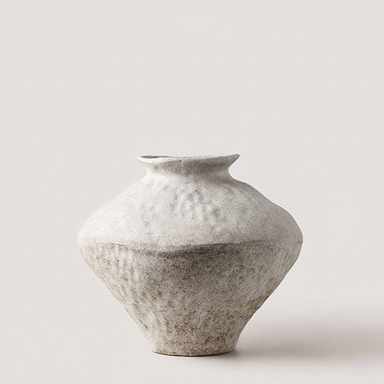 Ceramic Vase — White, Organic Form