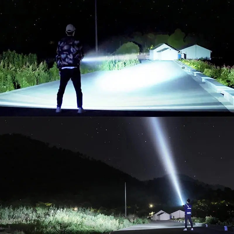 Strong Flashlight Focusing Led Light Rechargeable Super Bright LED Outdoor Xenon Lamp - Unique Unique Unique Strong Flashlight Focusing Led Light Rechargeable Super Bright LED Outdoor Xenon Lamp