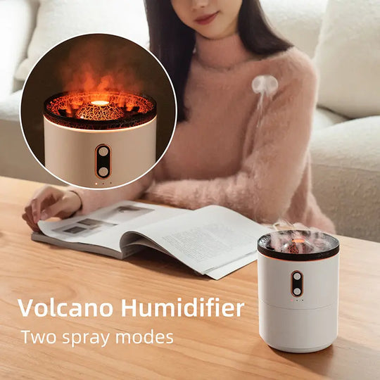 Volcanic Flame Aroma Essential Oil Diffuser USB Portable Jellyfish Air Humidifier Night Light Lamp Fragrance Humidifier - Unique Unique Unique Volcanic Flame Aroma Essential Oil Diffuser USB Portable Jellyfish Air Humidifier Night Light Lamp Fragrance Humidifier