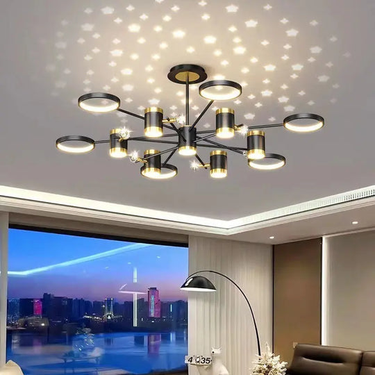 Light Luxury Chandelier Nordic Star Lamp Combination Whole House Package - Unique Unique Unique Light Luxury Chandelier Nordic Star Lamp Combination Whole House Package