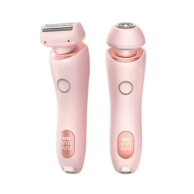 2 In 1 Hair Removal Epilator USB Rechargeable Trimmer Women Body Razor Face Leg Armpit Bikini Hand Pubic Shaver Hair Remover - Unique Unique Unique 2 In 1 Hair Removal Epilator USB Rechargeable Trimmer Women Body Razor Face Leg Armpit Bikini Hand Pubic Shaver Hair Remover