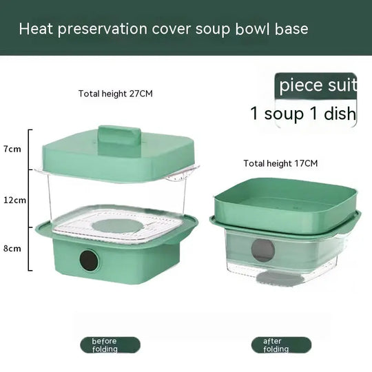Multi-layer Dish Cover Heat Preservation Kitchen Cover Dining Table Leftover Storage Box Transparent Stack Cooking Hood Steamer - Unique Unique Unique Multi-layer Dish Cover Heat Preservation Kitchen Cover Dining Table Leftover Storage Box Transparent Stack Cooking Hood Steamer