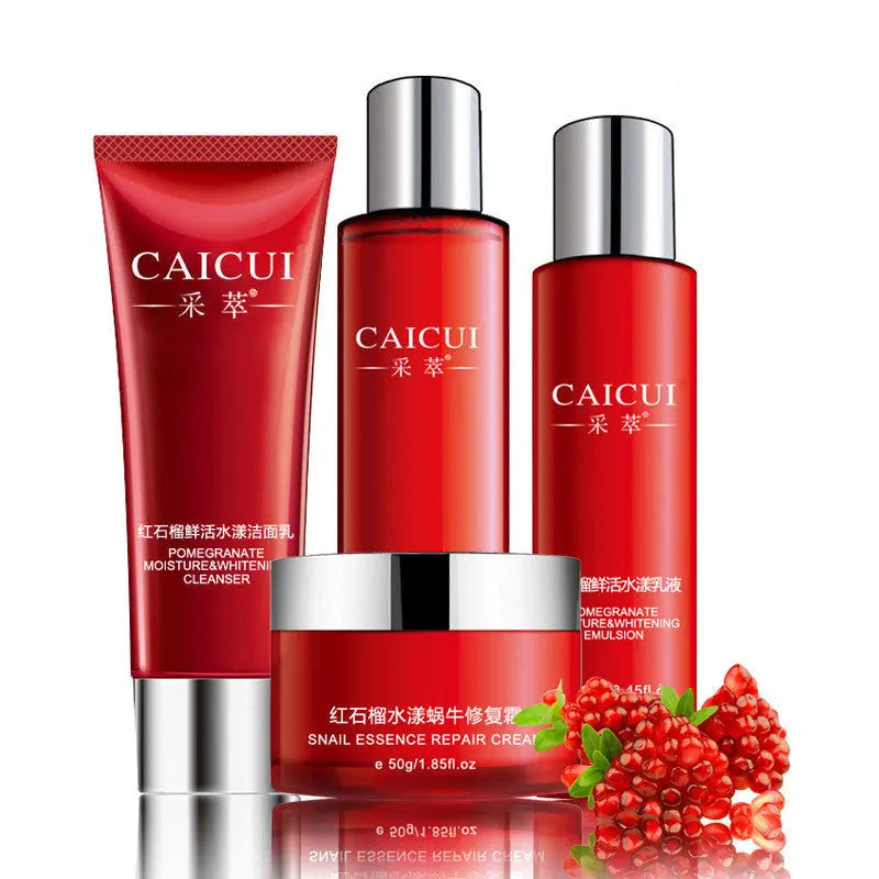 Pomegranate Set Moisturizing Cosmetics Skin Care Products - Unique Unique Unique Pomegranate Set Moisturizing Cosmetics Skin Care Products