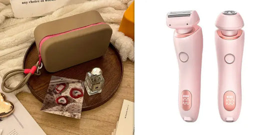 2 In 1 Hair Removal Epilator USB Rechargeable Trimmer Women Body Razor Face Leg Armpit Bikini Hand Pubic Shaver Hair Remover - Unique Unique Unique 2 In 1 Hair Removal Epilator USB Rechargeable Trimmer Women Body Razor Face Leg Armpit Bikini Hand Pubic Shaver Hair Remover