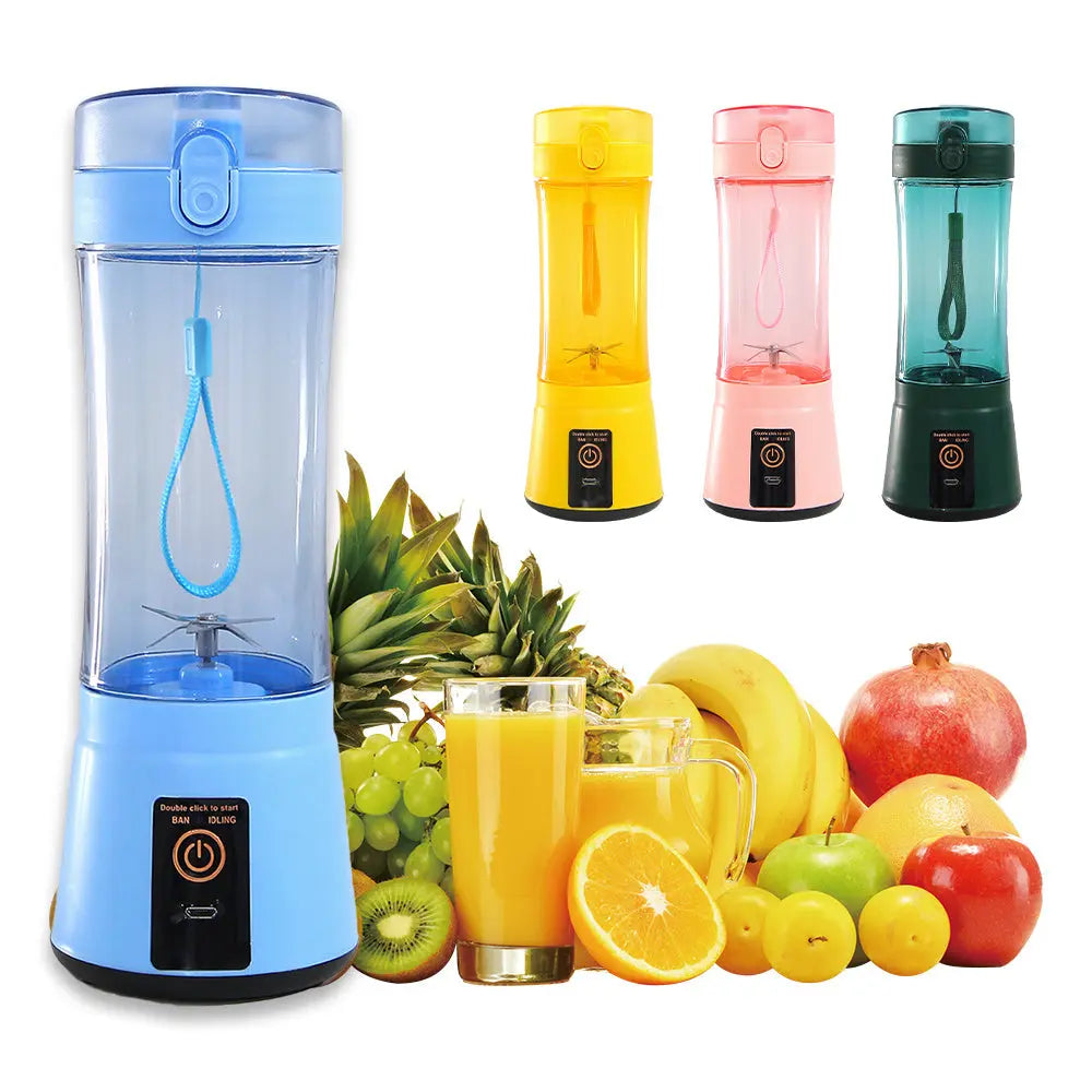 Portable Electric Fruit Juicer Wireless USB Rechargeable Mini Mixer Multifunction Summer Smoothie Blender Machine Kitchen Supplies - Unique Unique Unique Portable Electric Fruit Juicer Wireless USB Rechargeable Mini Mixer Multifunction Summer Smoothie Blender Machine Kitchen Supplies