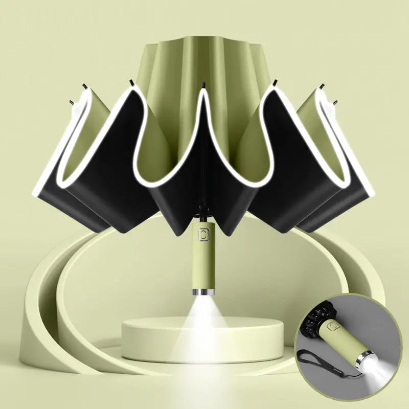 Full-automatic Shrink Rain And Rain Dual-use Thickened Large Car Reverse Sun Protection UV Umbrella - Unique Unique Unique Full-automatic Shrink Rain And Rain Dual-use Thickened Large Car Reverse Sun Protection UV Umbrella