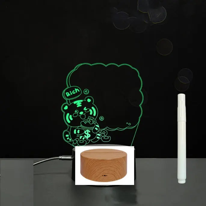 3D Acrylic Board Handwriting Message Board LED Light Unique