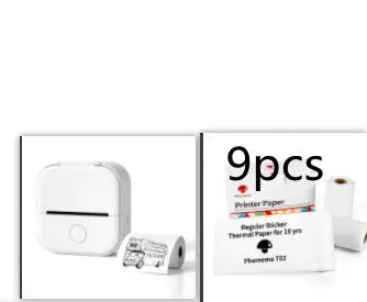 Portable Mini Thermal Label Printer Home Photo Printer Student Wrong Question Printer Bluetooth-compatible Mini Label Printer Price Tag Unique
