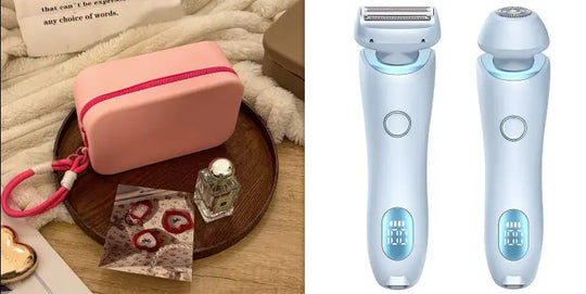 2 In 1 Hair Removal Epilator USB Rechargeable Trimmer Women Body Razor Face Leg Armpit Bikini Hand Pubic Shaver Hair Remover - Unique Unique Unique 2 In 1 Hair Removal Epilator USB Rechargeable Trimmer Women Body Razor Face Leg Armpit Bikini Hand Pubic Shaver Hair Remover