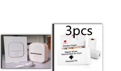 Portable Mini Thermal Label Printer Home Photo Printer Student Wrong Question Printer Bluetooth-compatible Mini Label Printer Price Tag Unique
