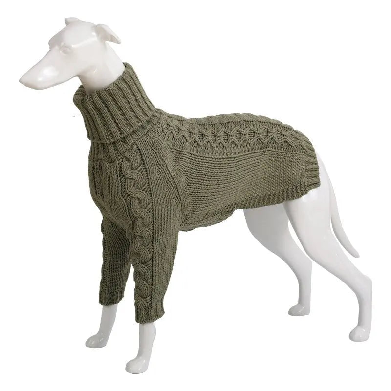 Winter Solid High Collar Dog Sweater Pet Products - Unique Unique Unique Winter Solid High Collar Dog Sweater Pet Products