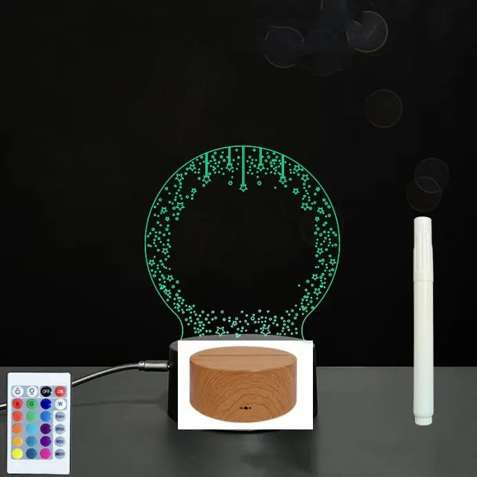 3D Acrylic Board Handwriting Message Board LED Light Unique