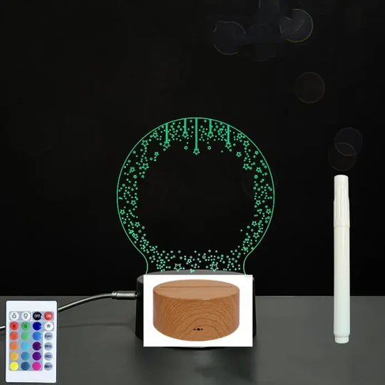 3D Acrylic Board Handwriting Message Board LED Light Unique