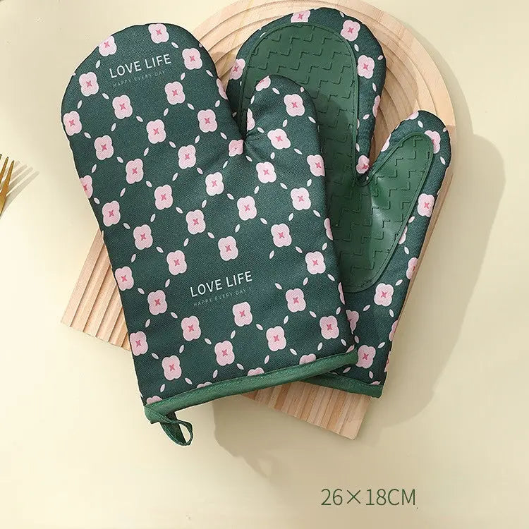 Anti-Scalding Microwave Cotton Non-Slip Insulation Gloves Oven Mitts Kitchen Heat Resistant Thickened Cotton Heat Insulation Microwave Oven Oven Anti Scalding Household Gloves Baking Tools - Unique Unique Unique Anti-Scalding Microwave Cotton Non-Slip Insulation Gloves Oven Mitts Kitchen Heat Resistant Thickened Cotton Heat Insulation Microwave Oven Oven Anti Scalding Household Gloves Baking Tools