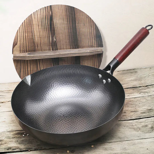 Iron Pan Traditional Iron Wok Handmade - Unique Unique Unique Iron Pan Traditional Iron Wok Handmade