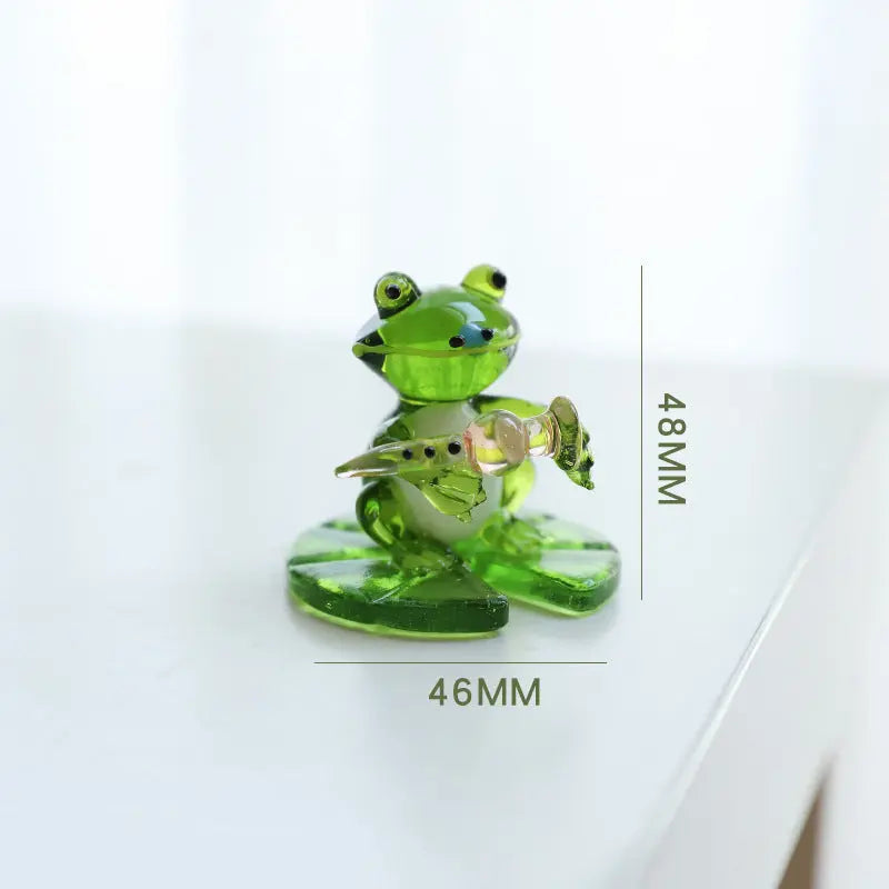 Home Decor Glass Frog Ornament Shape - Unique Unique Unique Home Decor Glass Frog Ornament Shape