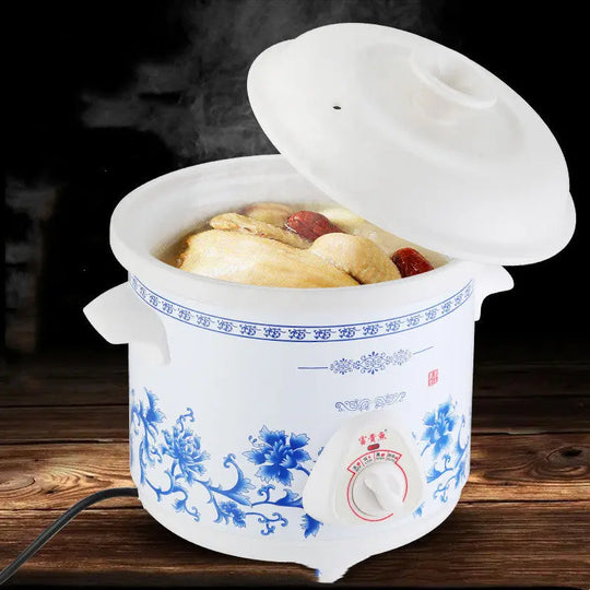 Home White Porcelain Automatic Electric Stew Pot - Unique Unique Unique Home White Porcelain Automatic Electric Stew Pot