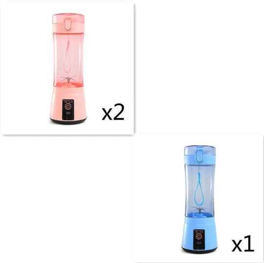 Portable Electric Fruit Juicer Wireless USB Rechargeable Mini Mixer Multifunction Summer Smoothie Blender Machine Kitchen Supplies Unique