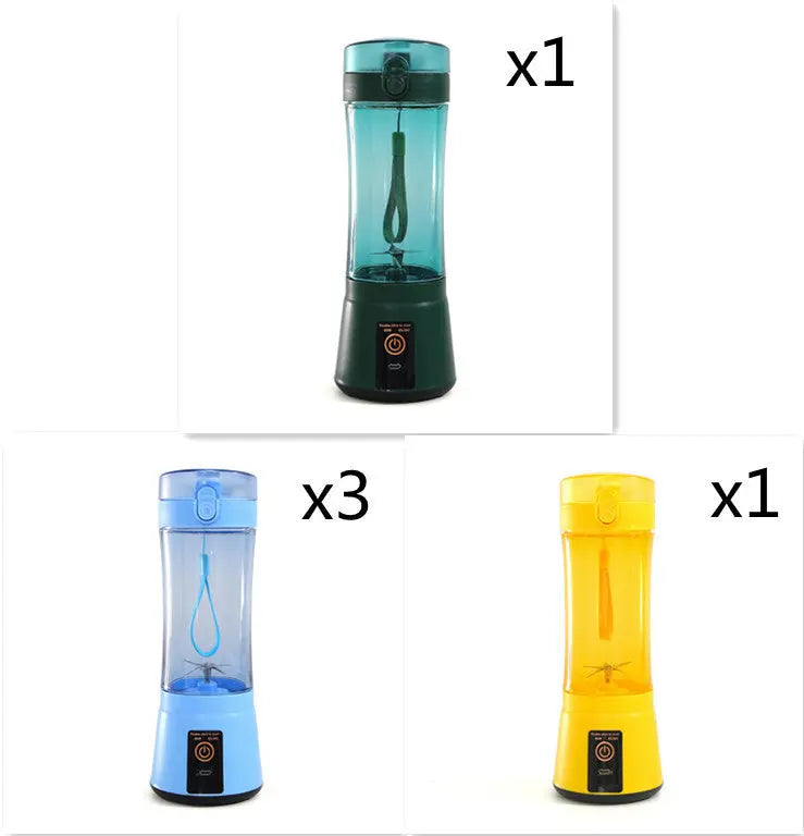 Portable Electric Fruit Juicer Wireless USB Rechargeable Mini Mixer Multifunction Summer Smoothie Blender Machine Kitchen Supplies Unique