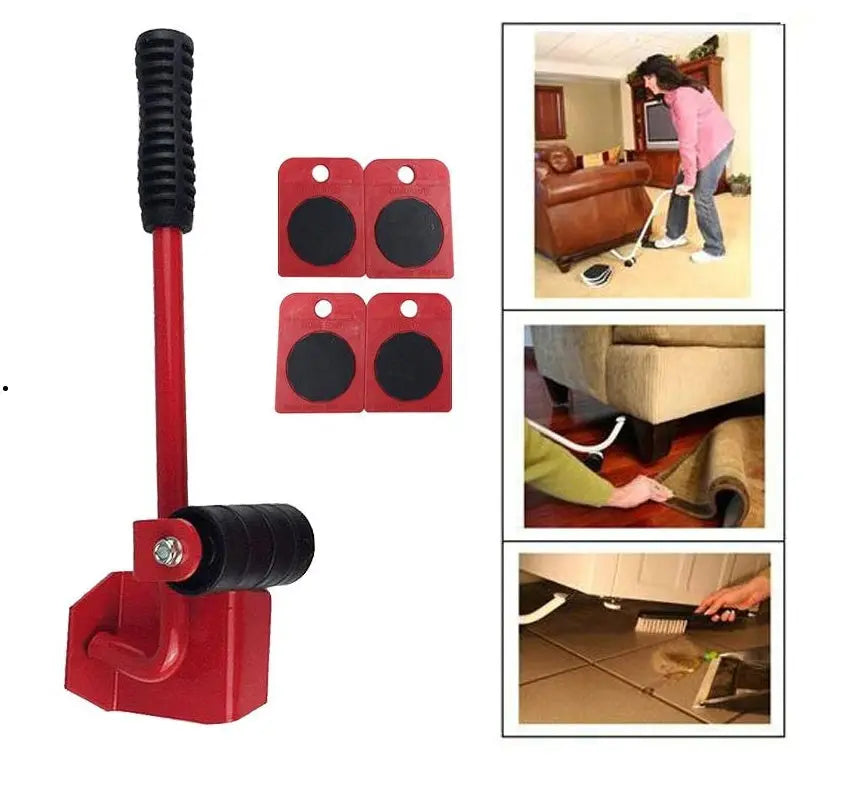 Professional Furniture Transport Moving Lifter Tool Mover Device 5PCS per Set - Unique Unique Unique Professional Furniture Transport Moving Lifter Tool Mover Device 5PCS per Set
