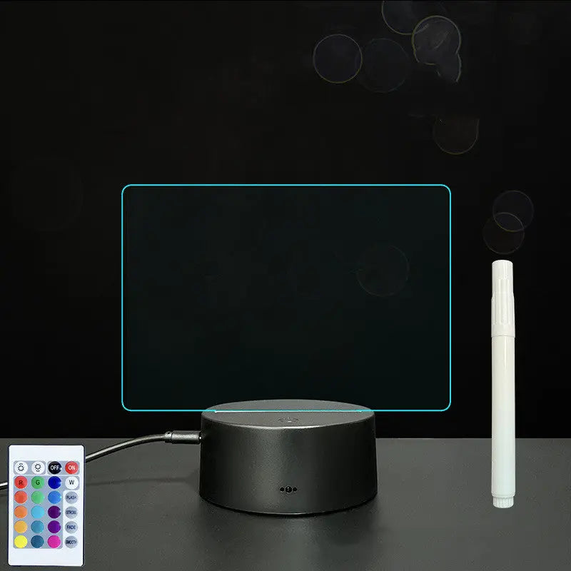 3D Acrylic Board Handwriting Message Board LED Light - Unique Unique Unique 3D Acrylic Board Handwriting Message Board LED Light