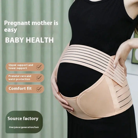 Maternity Belt Support Belt Three-piece Elastic Breathable Adjustable Waist Support - Unique Unique Unique Maternity Belt Support Belt Three-piece Elastic Breathable Adjustable Waist Support