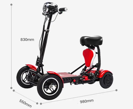 Cyungbok Folding Mini Four-wheel Adult Electric Bicycle Transport Scooter For The Elderly - Unique Unique Unique Cyungbok Folding Mini Four-wheel Adult Electric Bicycle Transport Scooter For The Elderly