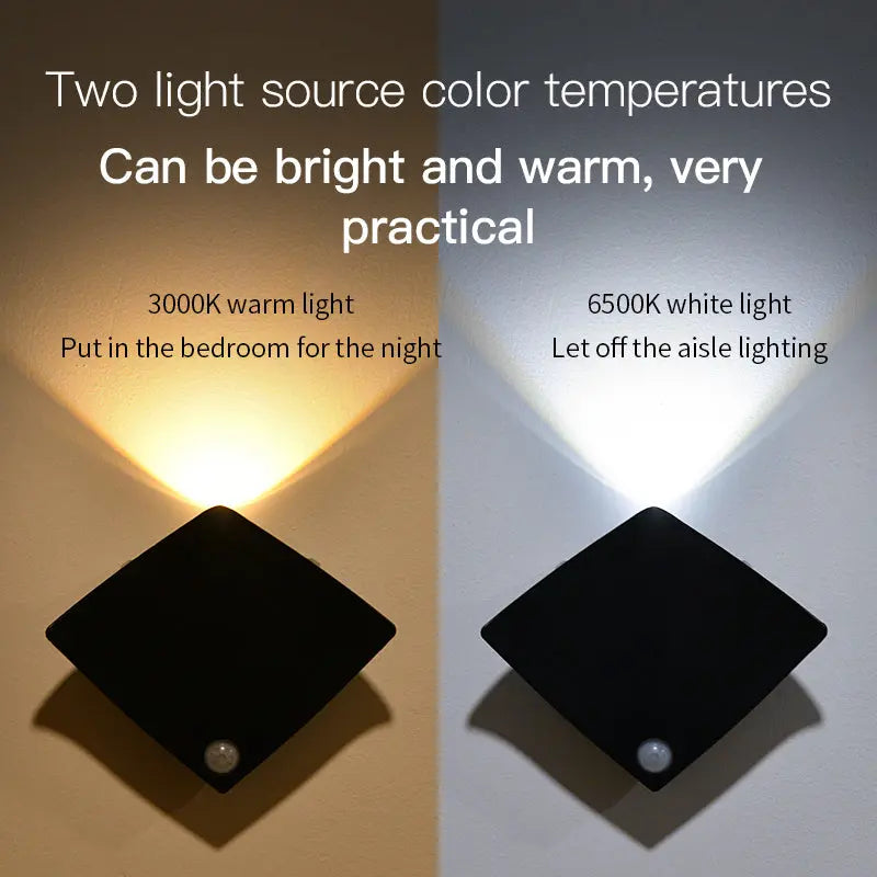 Wireless USB Rechargeable Decor Wall Lamp Human Body Sensing Home Decor Night Lights Bedroom Porch Balcony Corridor Decor Lamps - Unique Unique Unique Wireless USB Rechargeable Decor Wall Lamp Human Body Sensing Home Decor Night Lights Bedroom Porch Balcony Corridor Decor Lamps