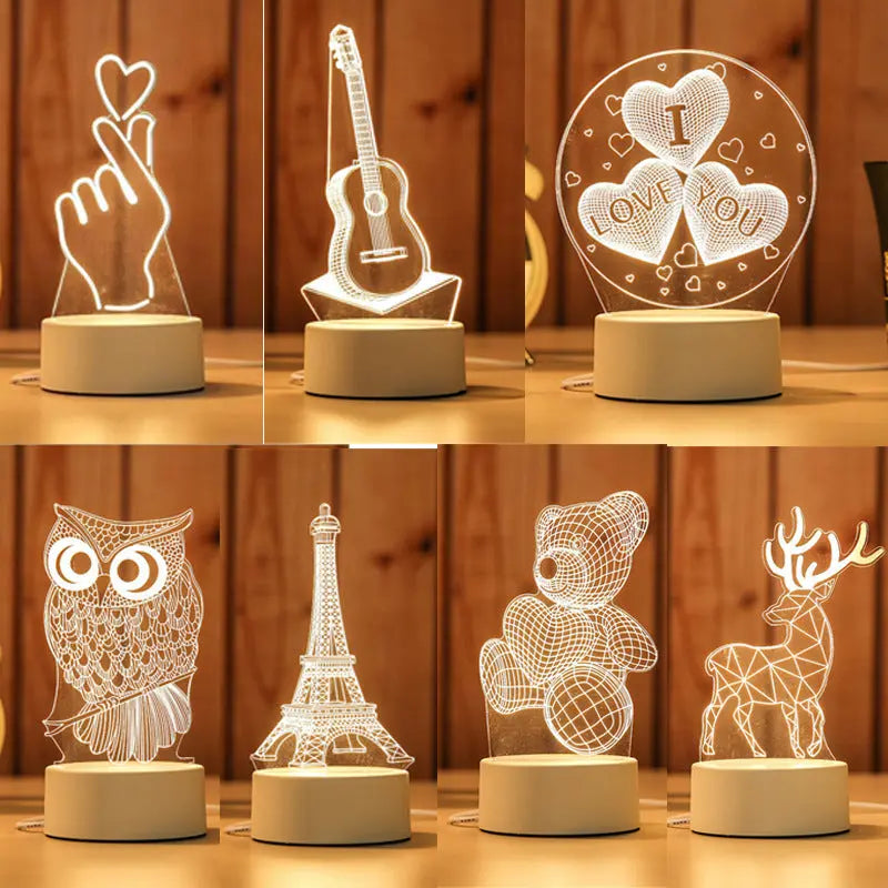 Bedroom bedside creative electronic night light - Unique Unique Unique Bedroom bedside creative electronic night light