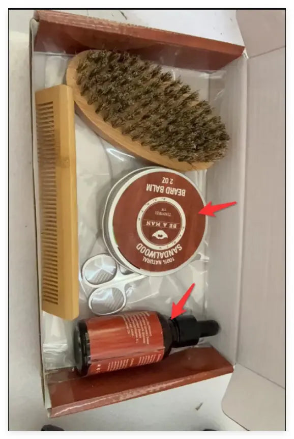 Beard care set Beard oil and beard cream Unique