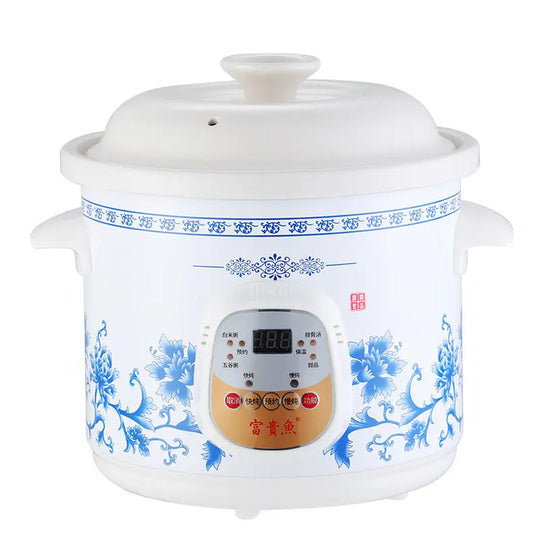 Home White Porcelain Automatic Electric Stew Pot - Unique Unique Unique Home White Porcelain Automatic Electric Stew Pot
