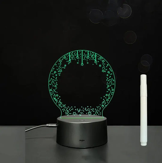 3D Acrylic Board Handwriting Message Board LED Light Unique