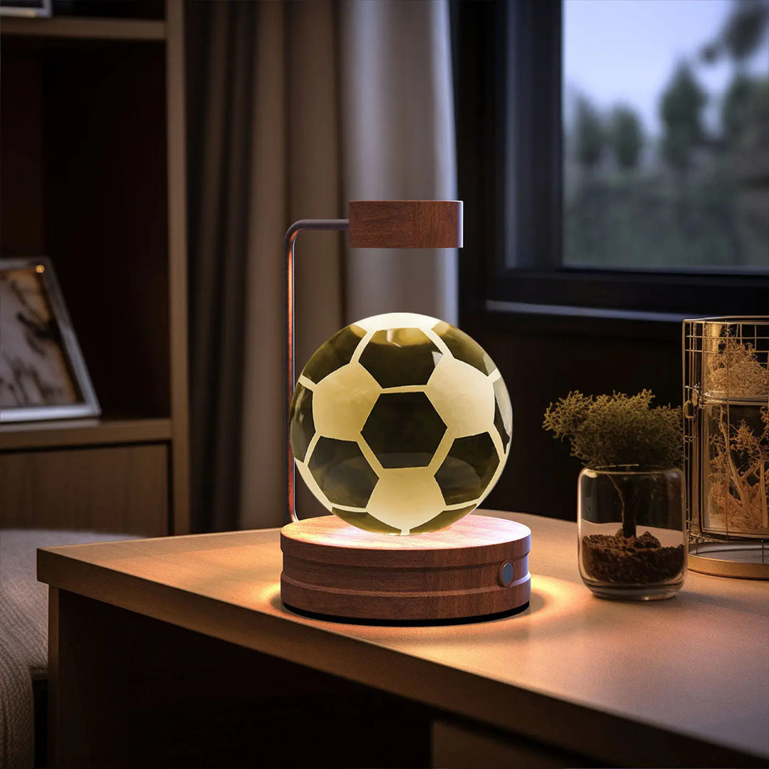 Crystal Ball Cosmic Dinosaur Indoor Night Light USB Power Warm Bedside Light Birthday Gift Night Lamp Unique