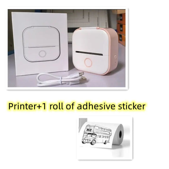 Portable Mini Thermal Label Printer Home Photo Printer Student Wrong Question Printer Bluetooth-compatible Mini Label Printer Price Tag - Unique Unique Unique Portable Mini Thermal Label Printer Home Photo Printer Student Wrong Question Printer Bluetooth-compatible Mini Label Printer Price Tag